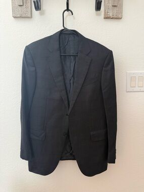 Ermenegildo Zegna Black Two-Button Sport Coat